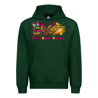 Forest Green peace love tacos Urban Hoodie - CTS Tumbler Store