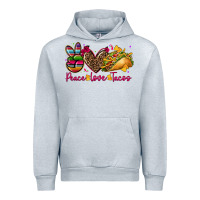 Heather Grey peace love tacos Urban Hoodie - CTS Tumbler Store