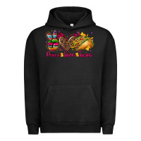 Pigment Black peace love tacos Urban Hoodie - CTS Tumbler Store