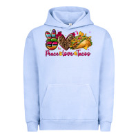 Pigment Grape Ice peace love tacos Urban Hoodie - CTS Tumbler Store