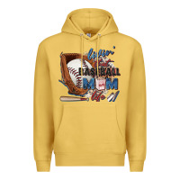 Antique Gold livin' that baseball mom life Premium Hoodie - Zillion Design Studio