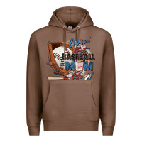Chestnut livin' that baseball mom life Premium Hoodie - Zillion Design Studio