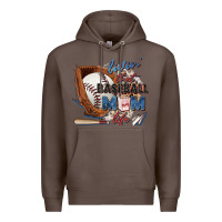 Coffee livin' that baseball mom life Premium Hoodie - Zillion Design Studio