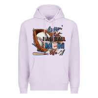 Lilac livin' that baseball mom life Premium Hoodie - Zillion Design Studio
