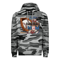 Slate Camo livin' that baseball mom life Premium Hoodie - Zillion Design Studio