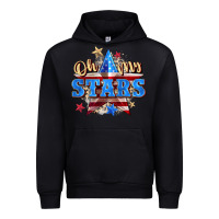 Black oh my stars Urban Hoodie - Zillion Design Studio