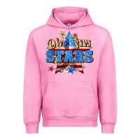 Fuchsia Pink oh my stars Urban Hoodie - Zillion Design Studio