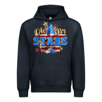 Navy oh my stars Urban Hoodie - Zillion Design Studio