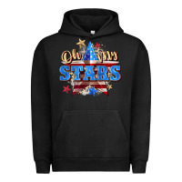 Pigment Black oh my stars Urban Hoodie - Zillion Design Studio