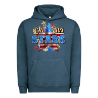 Pigment Midnight Navy oh my stars Urban Hoodie - Zillion Design Studio