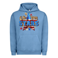 Pigment Pebble Blue oh my stars Urban Hoodie - Zillion Design Studio