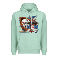 Seafoam livin' that baseball mom life Premium Hoodie - Zillion Design Studio