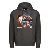 Smoke livin' that baseball mom life Premium Hoodie - Zillion Design Studio