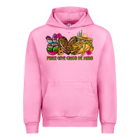 Fuchsia Pink peace love cinco de mayo Urban Hoodie - CTS Tumbler Store