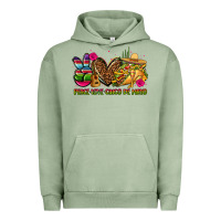Pigment Oil Green peace love cinco de mayo Urban Hoodie - CTS Tumbler Store