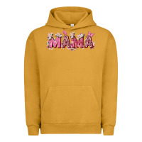 Pigment Peanut Butter pink flowers mama Urban Hoodie - Zillion Design Studio