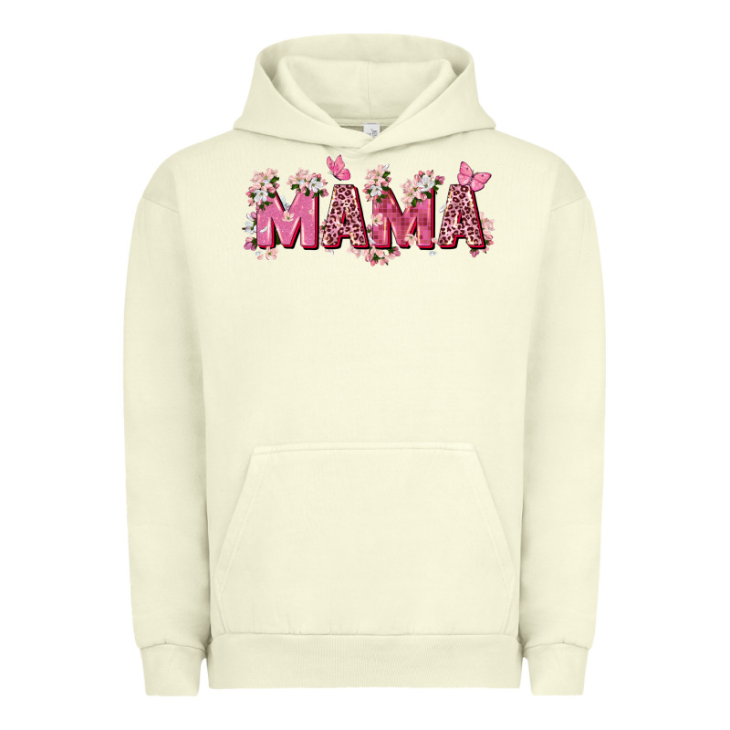 Pink Flowers Mama Urban Hoodie by Zillion Design Studio | Teevron