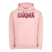 Pigment Salmon pink flowers mama Urban Hoodie - Zillion Design Studio