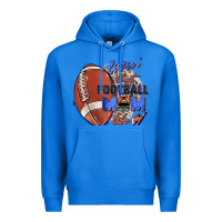 True Royal livin' that football mom life Premium Hoodie - Zillion Design Studio