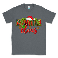 Charcoal Heather christmas auntie claus Classic Tee - FaDigitalArtStudio