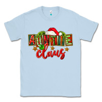 Dusty Blue christmas auntie claus Classic Tee - FaDigitalArtStudio
