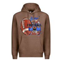 Chestnut livin' that football mom life Premium Hoodie - Zillion Design Studio