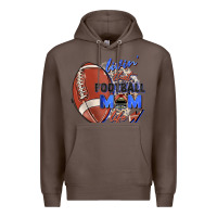 Coffee livin' that football mom life Premium Hoodie - Zillion Design Studio