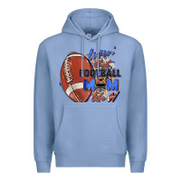 Colony Blue livin' that football mom life Premium Hoodie - Zillion Design Studio