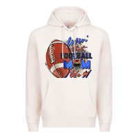 Pale Pink livin' that football mom life Premium Hoodie - Zillion Design Studio