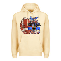Livin' That Football Mom Life Premium Hoodie | Teevron