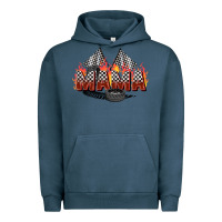 Pigment Midnight Navy race mama Urban Hoodie - Zillion Design Studio