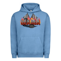 Pigment Pebble Blue race mama Urban Hoodie - Zillion Design Studio