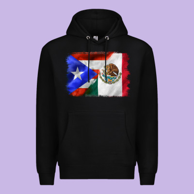 Mexico And Puerto Rico Premium Hoodie Designed By Cts Tumbler Store