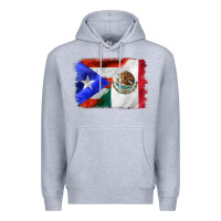 Heather Grey mexico and puerto rico Premium Hoodie - CTS Tumbler Store
