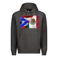 Charcoal Heather mexico and puerto rico Premium Hoodie - CTS Tumbler Store