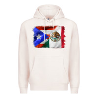 Pale Pink mexico and puerto rico Premium Hoodie - CTS Tumbler Store