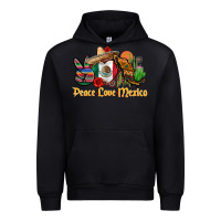 Black peace love mexico Urban Hoodie - CTS Tumbler Store