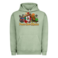 Pigment Oil Green peace love mexico Urban Hoodie - CTS Tumbler Store