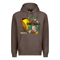 Coffee livin' that softball mom life Premium Hoodie - Zillion Design Studio