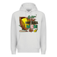 Dove Grey livin' that softball mom life Premium Hoodie - Zillion Design Studio
