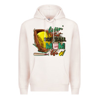 Pale Pink livin' that softball mom life Premium Hoodie - Zillion Design Studio