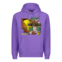 Purple livin' that softball mom life Premium Hoodie - Zillion Design Studio
