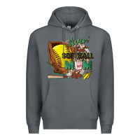 Rock livin' that softball mom life Premium Hoodie - Zillion Design Studio