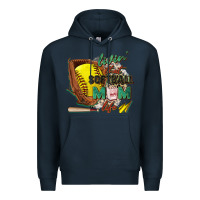 Navy livin' that softball mom life Premium Hoodie - Zillion Design Studio