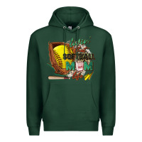 Sports Green livin' that softball mom life Premium Hoodie - Zillion Design Studio