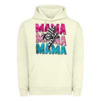 Pigment Pistachio race mama Urban Hoodie - Zillion Design Studio