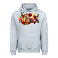 Heather Grey our lady of guadalupe mama Urban Hoodie - CTS Tumbler Store