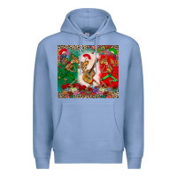 Colony Blue mexican skeletons Premium Hoodie - CTS Tumbler Store