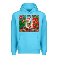 Ocean Blue mexican skeletons Premium Hoodie - CTS Tumbler Store