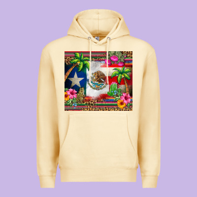 Mexico And Puerto Rico Premium Hoodie Designed By Cts Tumbler Store